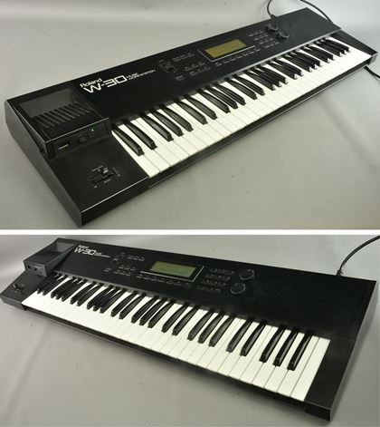 Roland-W-30 sampling workstation wi/ Gotek